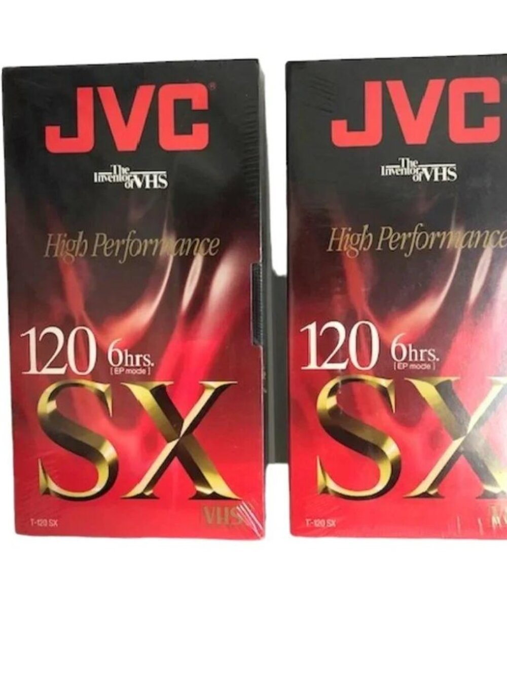 JVC High Performance SX 120 6hrs. VHS tapes - 2